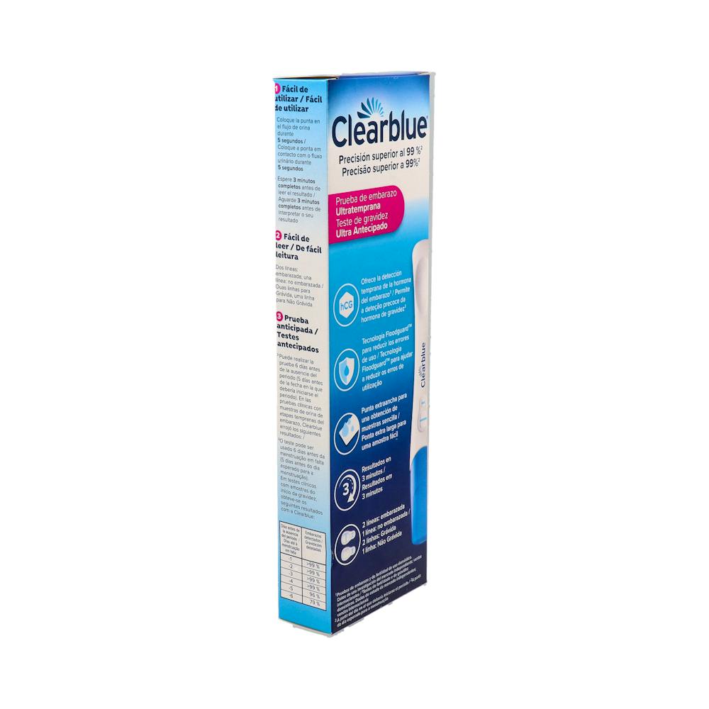 Clearblue Test de Embarazo Detección Temprana 1 Prueba