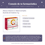 Aboca Vitamin C Naturcomplex Acerola 20 Sobres 5 g – consejo de tu farmacéutica