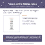 Algèmica AS6 Acidesal 40 Cápsulas con Regaliz DGL y Goma de Almáciga – consejo de tu farmacéutica