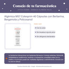 Algèmica M57 Colesprim 40 Cápsulas con Berberina, Bergamota y Policosanol – consejo de tu farmacéutica