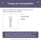 Algèmica M86 Enzim Digest 40 Cápsulas con Enzimas Digestivas y Plantas – consejo de tu farmacéutica
