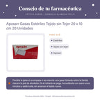 Aposan Gasas Estériles Tejido sin Tejer 20 x 10 cm 20 Unidades – consejo de tu farmacéutica