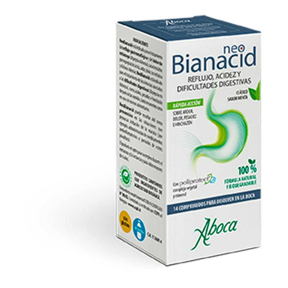 Aboca NeoBianacid Acidez y Reflujo 14 Comprimidos Masticables