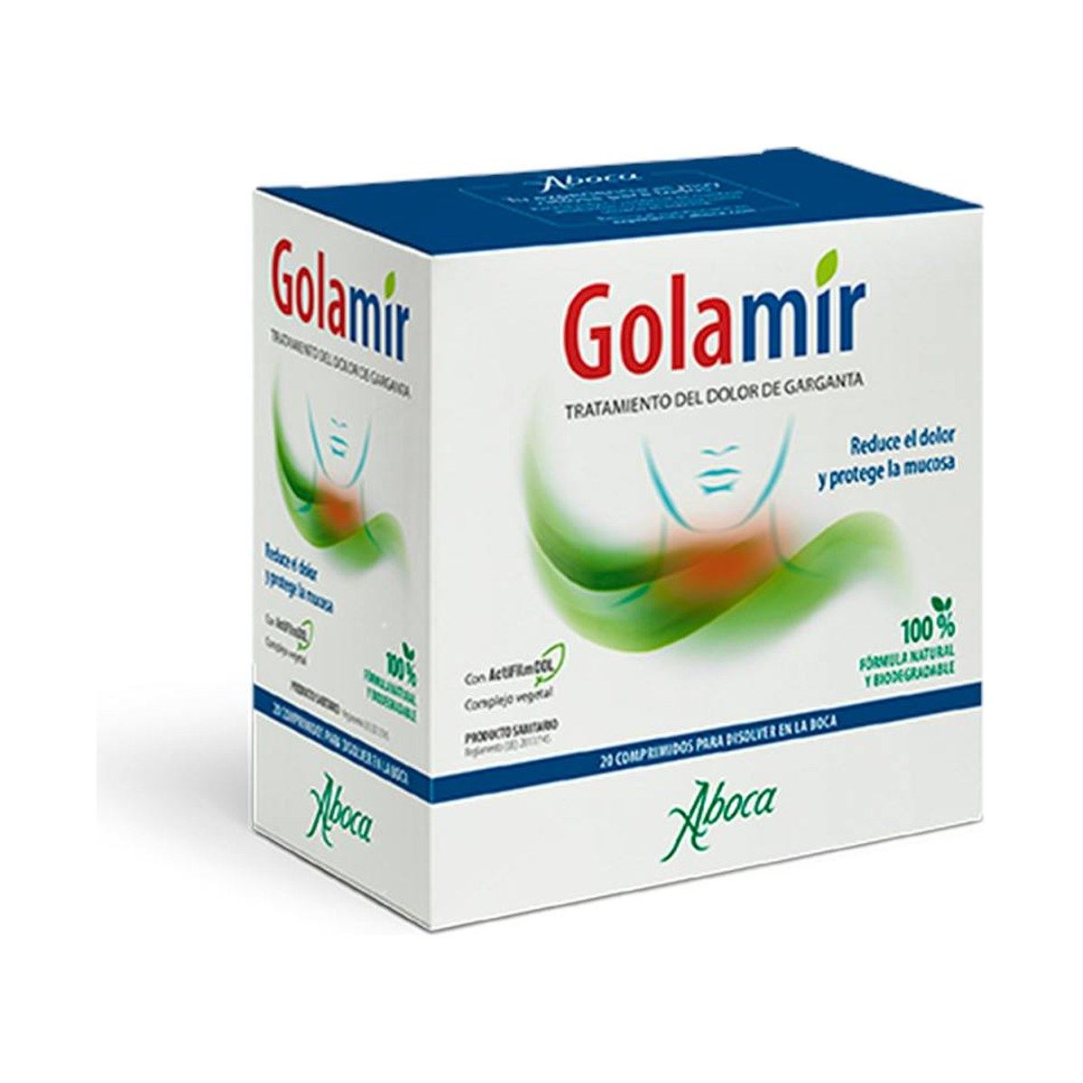 Aboca Golamir 2Act Garganta 20 Comprimidos