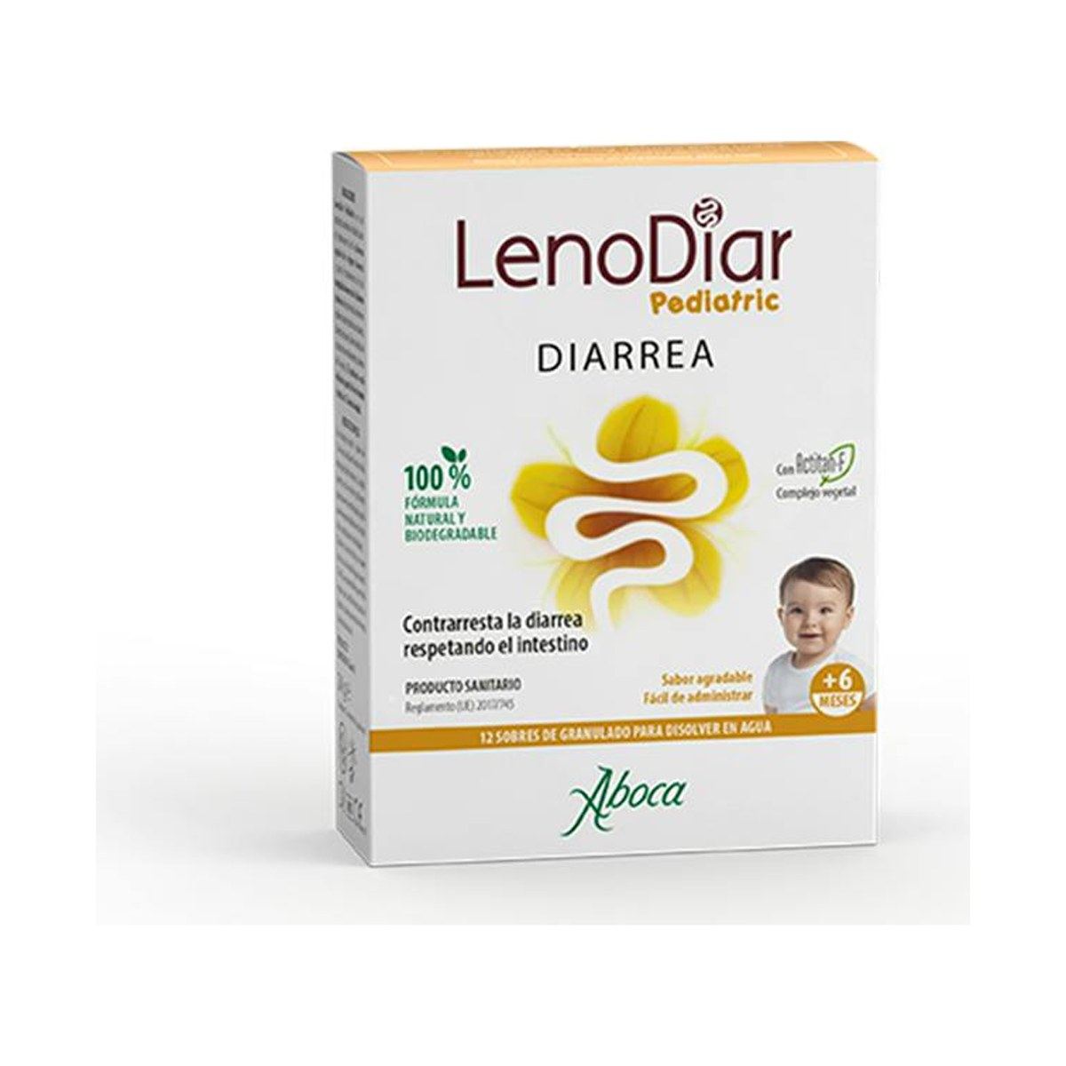 Aboca Lenodiar Pediatric Diarrea Niños 12 Sobres 2 g