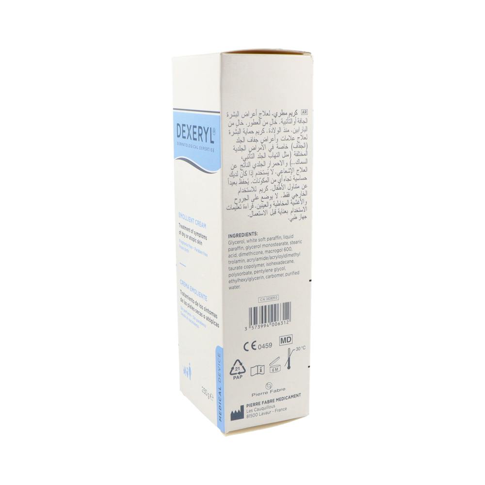 Dexeryl Crema Emoliente Piel Seca 250 g