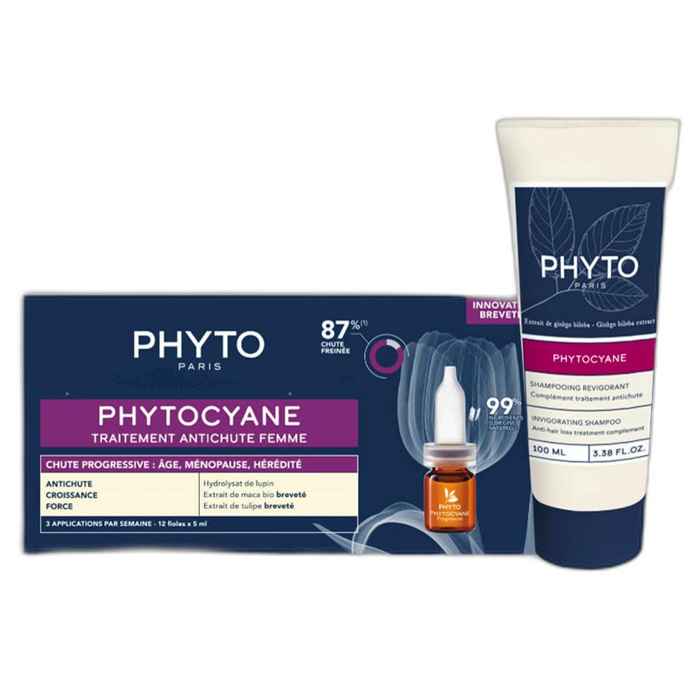 Phytocyane Tratamiento Progresivo Mujer 12 Ampollas 5 ml
