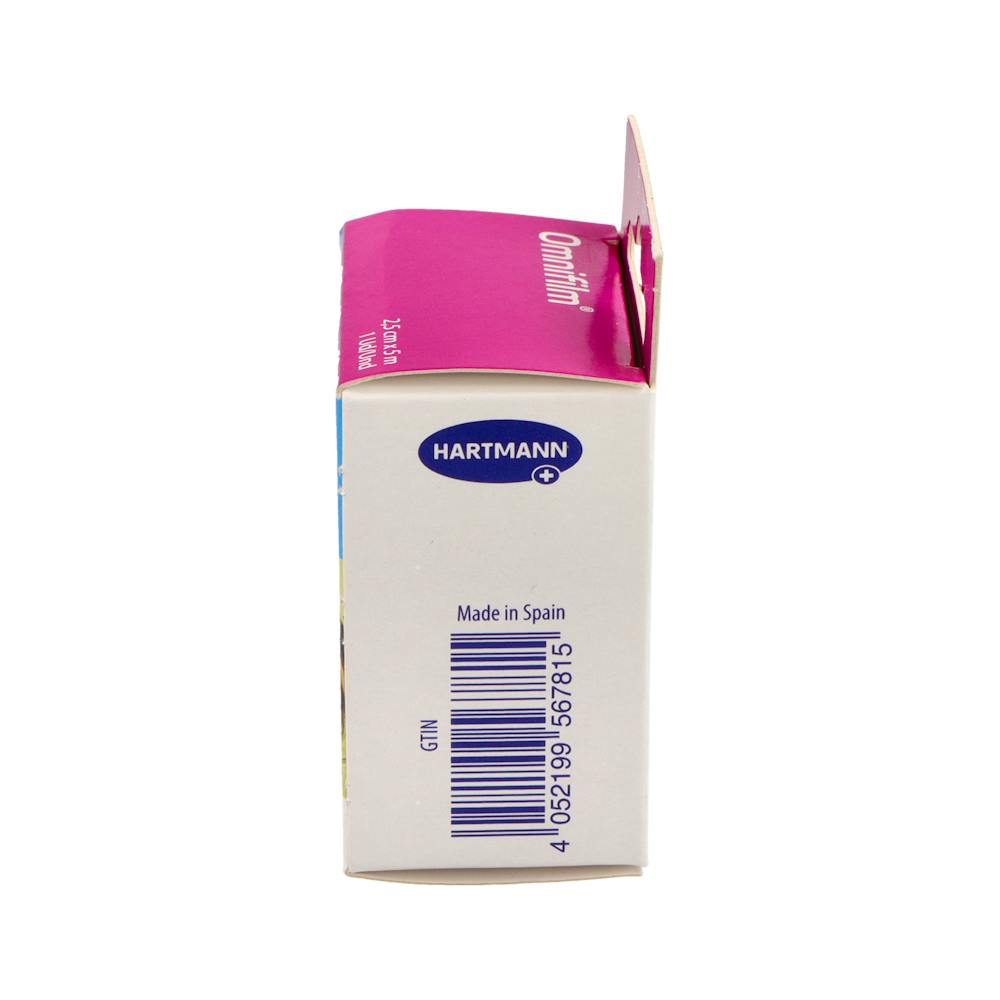 Hartmann Omnifilm Esparadrapo Hipoalergénico Transparente 5 m x 2,5 cm