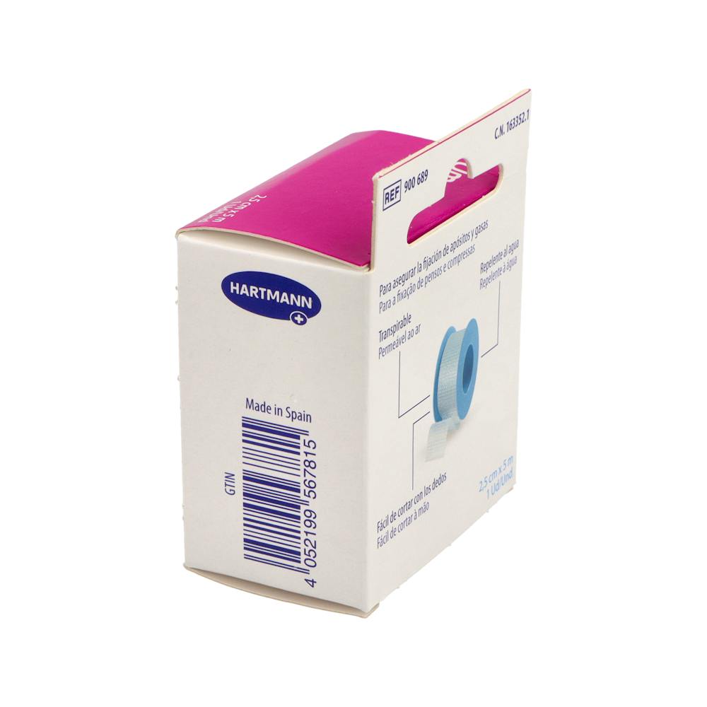 Hartmann Omnifilm Esparadrapo Hipoalergénico Transparente 5 m x 2,5 cm