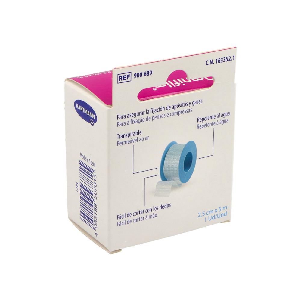 Hartmann Omnifilm Esparadrapo Hipoalergénico Transparente 5 m x 2,5 cm