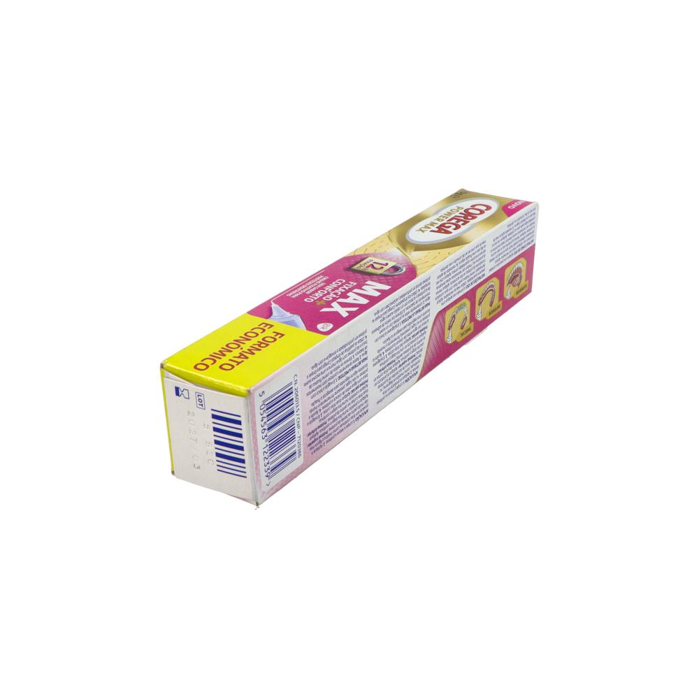 Corega Max Fijación + Confort Crema Adhesiva sin Sabor 70 g