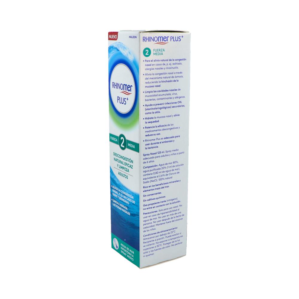 Rhinomer Plus Fuerza 2 Spray Nasal Adultos 125 ml
