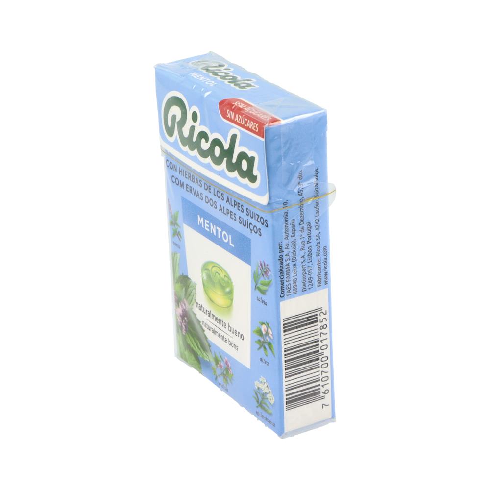 Ricola Caramelos sin Azúcar Mentol 70 g