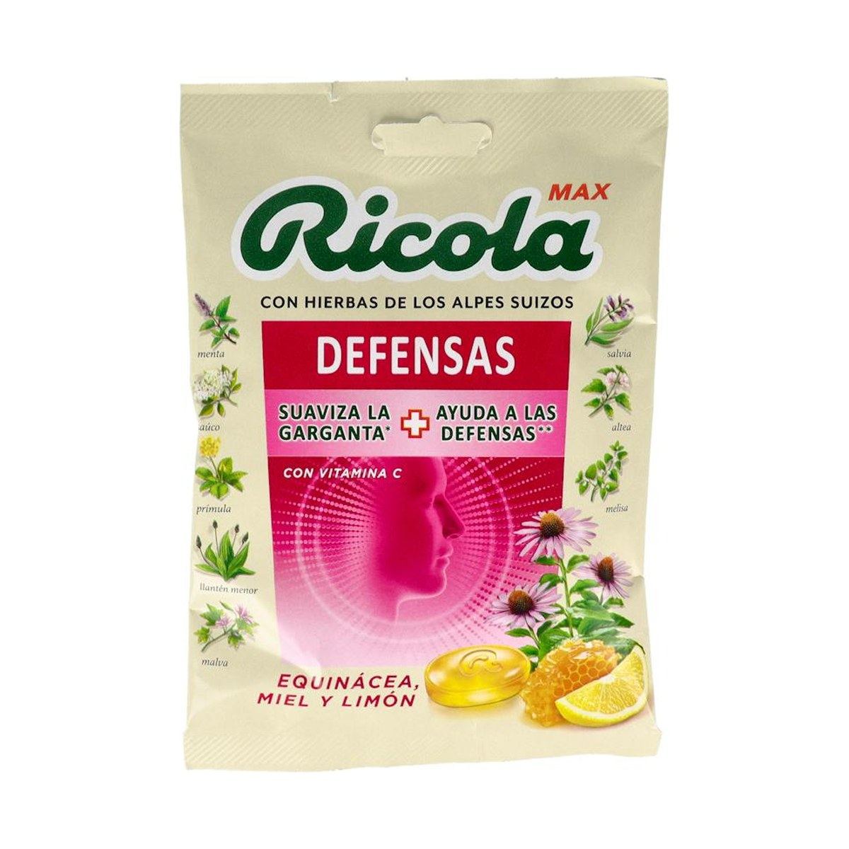 Ricola Max Caramelos Equinácea, Miel y Limón 70 g
