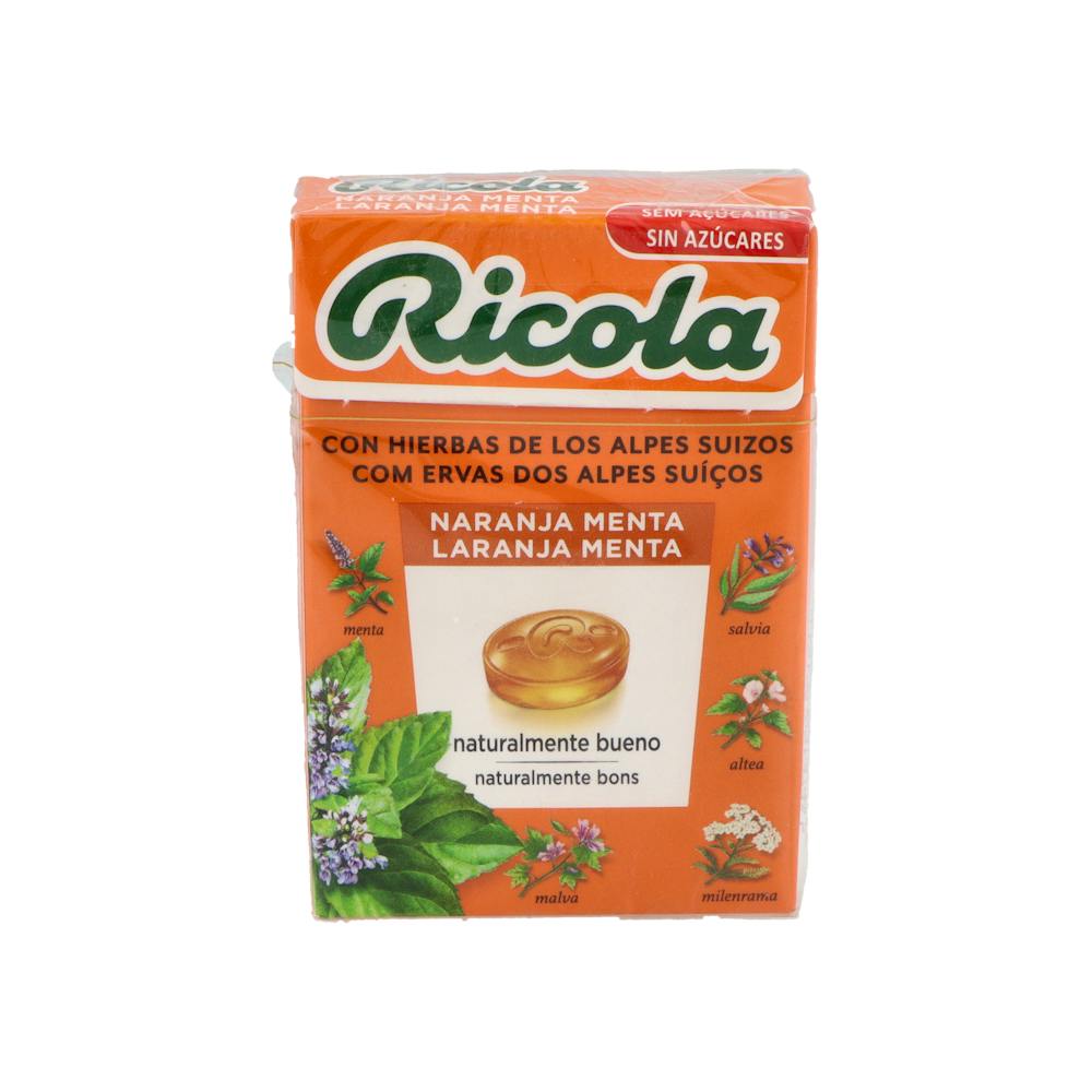 Ricola Caramelos sin Azúcar Naranja 50 g