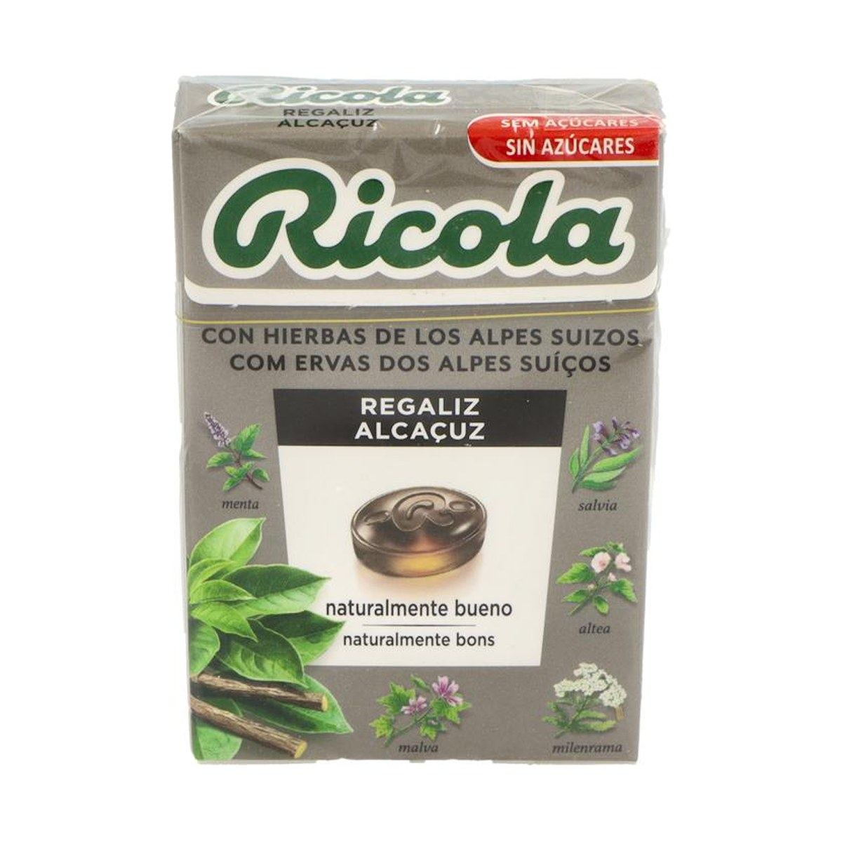 Ricola Caramelos sin Azúcar Regaliz 50 g