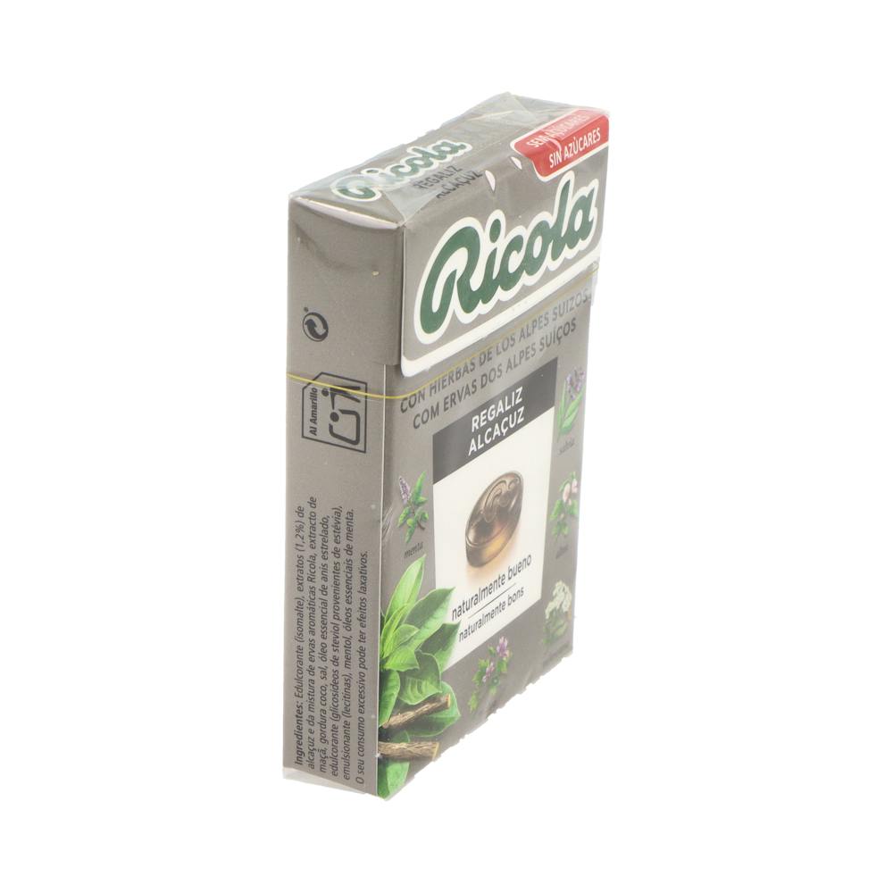 Ricola Caramelos sin Azúcar Regaliz 50 g