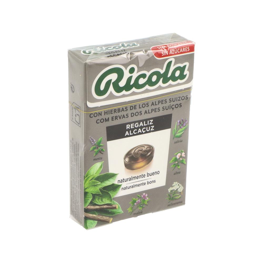 Ricola Caramelos sin Azúcar Regaliz 50 g