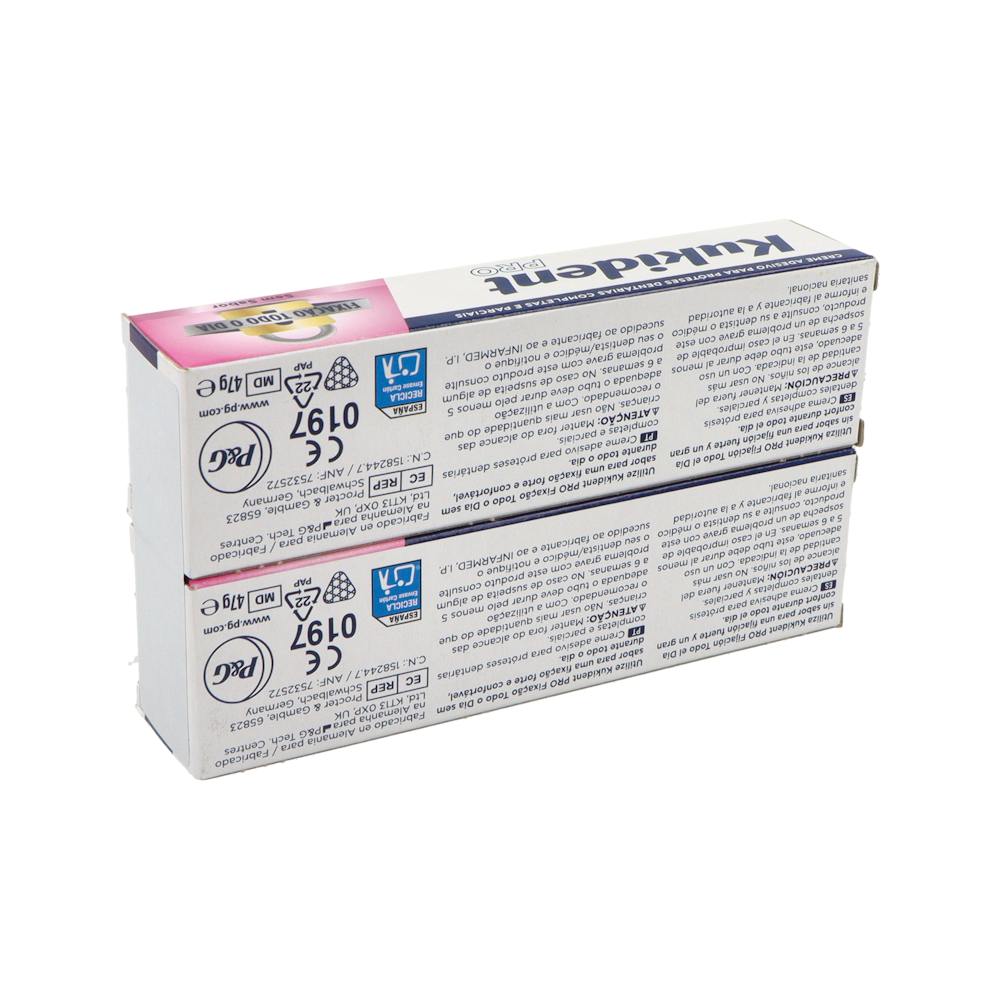 Kukident Fijación Todo el Día Neutro Duo 2 x 47 g