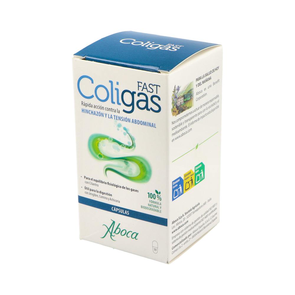 Aboca ColiGas Fast Gases e Hinchazón 50 Cápsulas
