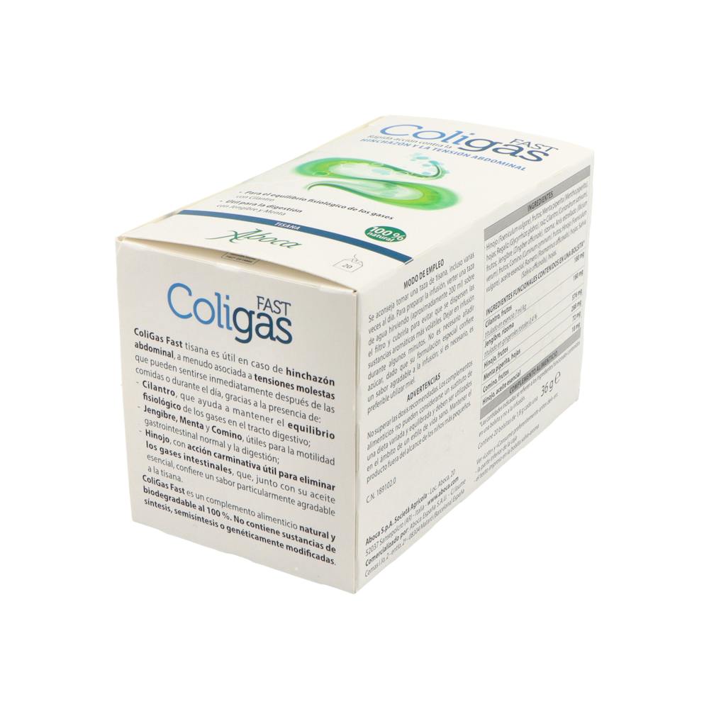 Aboca ColiGas Fast Tisana Gases e Hinchazón 20 Bolsitas