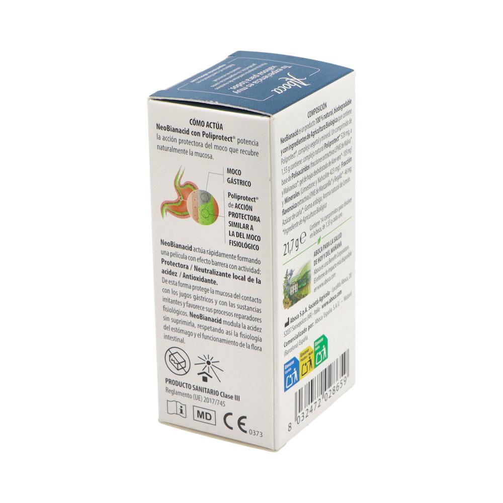 Aboca NeoBianacid Acidez y Reflujo 14 Comprimidos Sabor Limón
