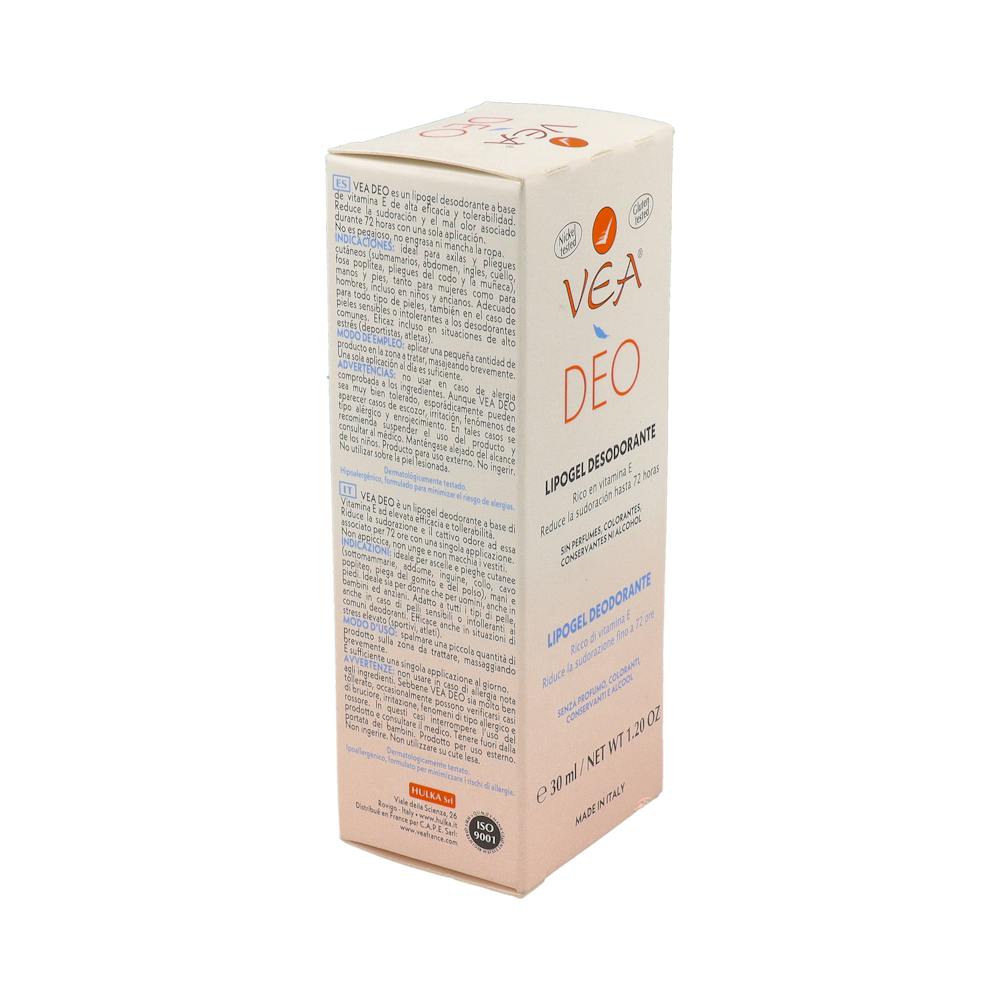Vea Deo Lipogel Desodorante con Vitamina E 30 ml