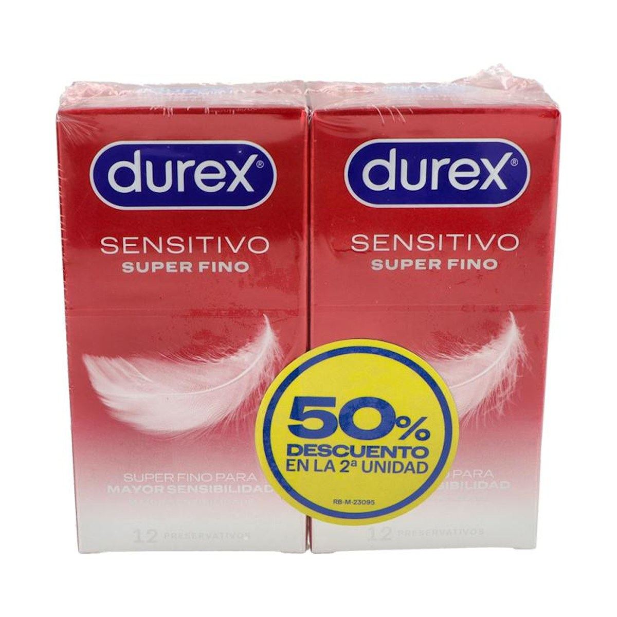 Durex Sensitivo Contacto Total Preservativos Duplo 24 Unidades