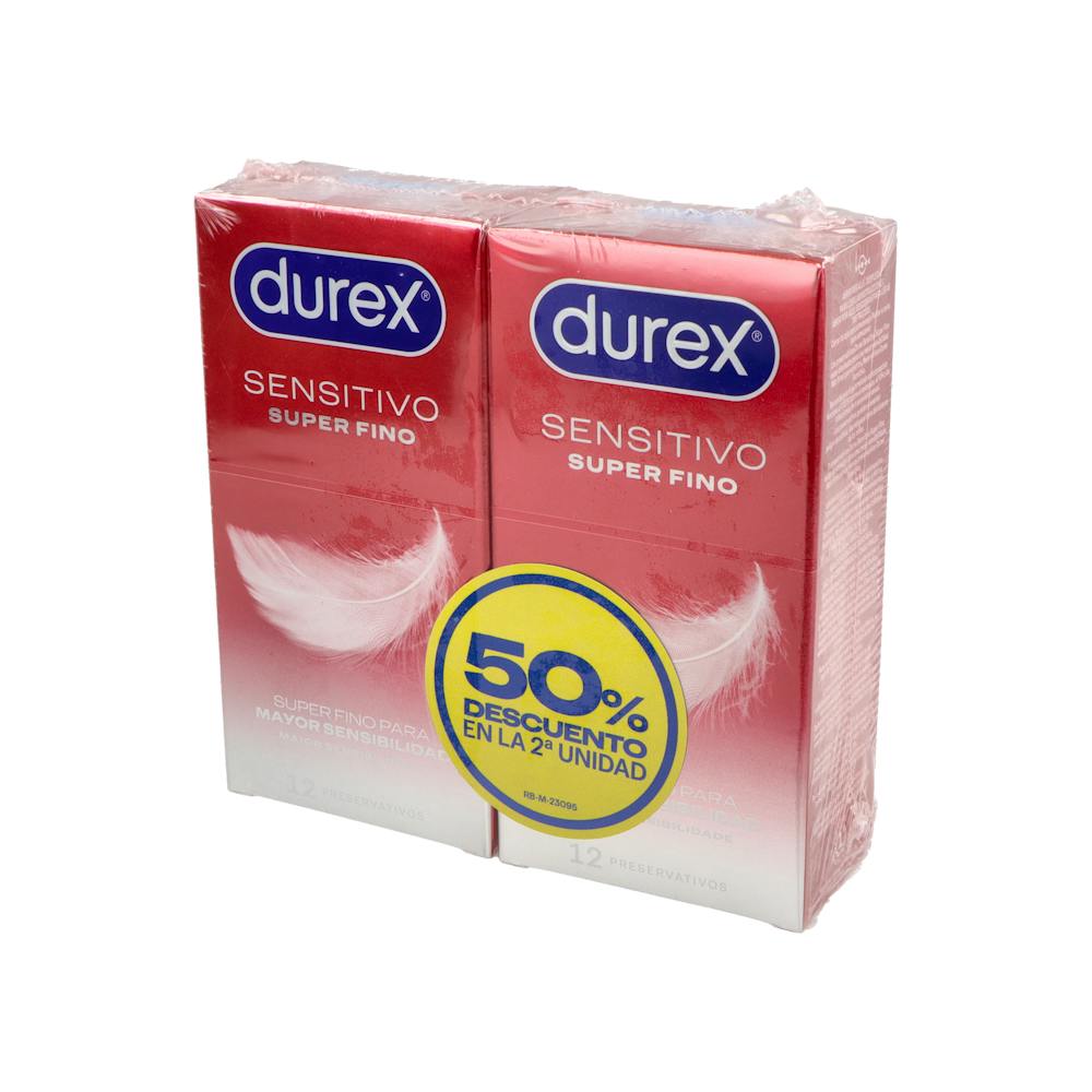 Durex Sensitivo Contacto Total Preservativos Duplo 24 Unidades