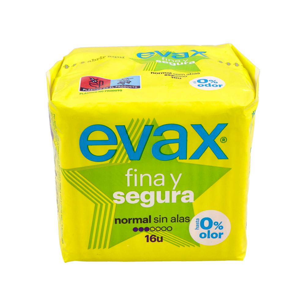 Evax Fina y Segura Compresas Normal 16 Unidades