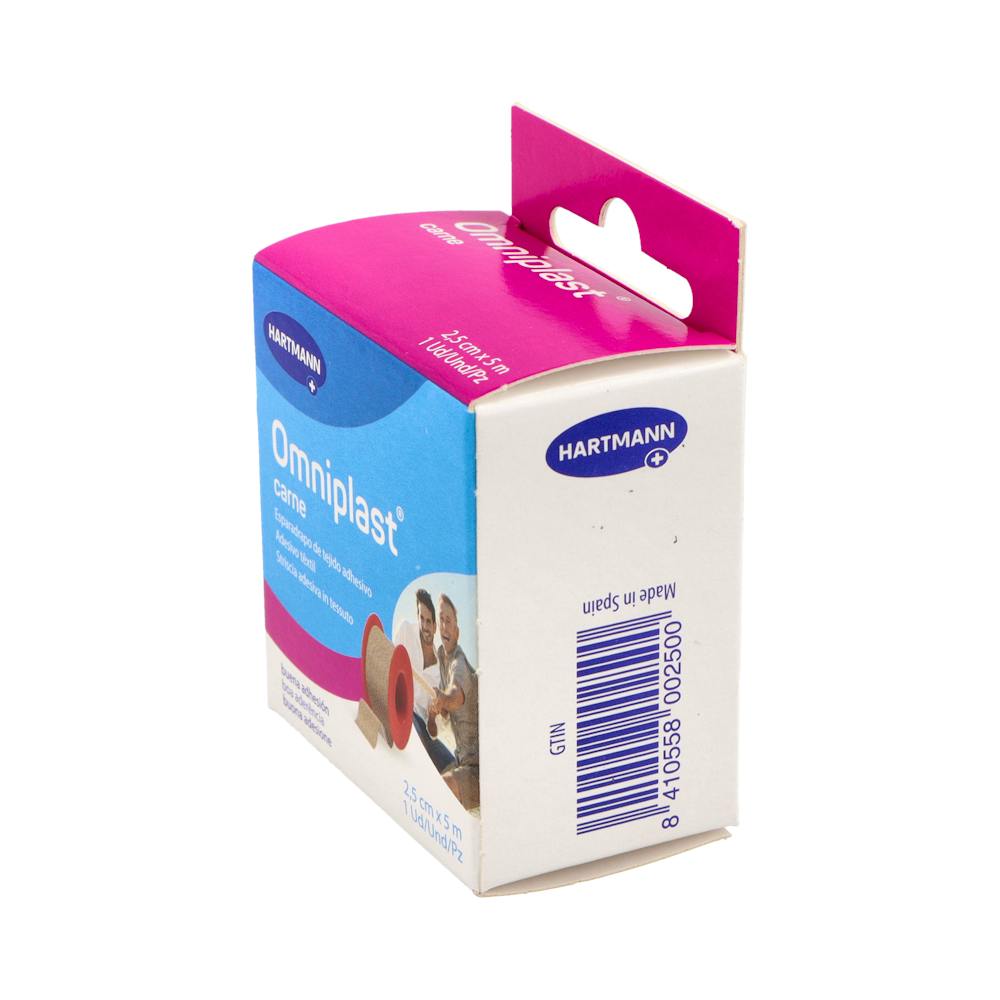 Hartmann Omniplast Esparadrapo Hipoalergénico Tejido 5 m x 2,5 cm