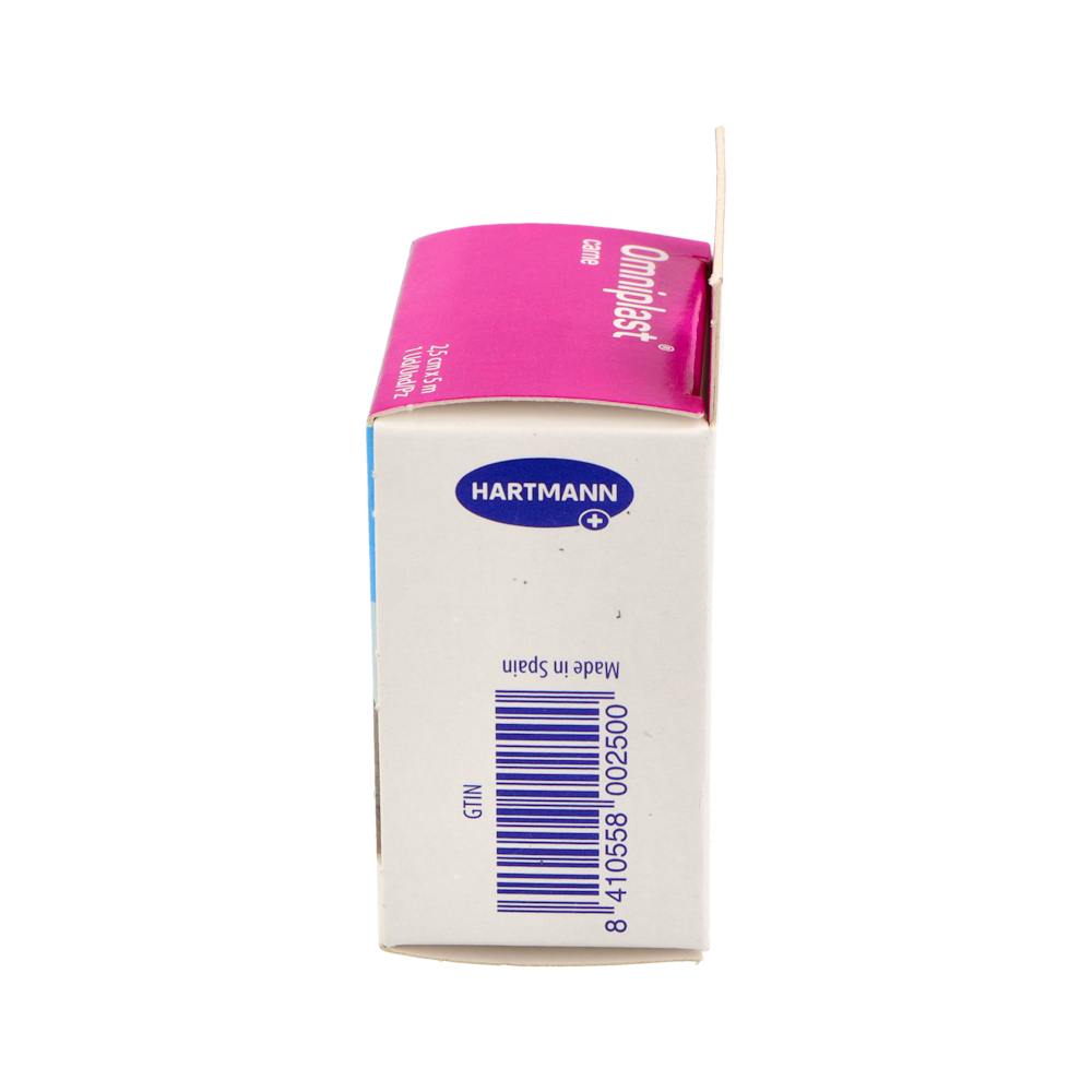 Hartmann Omniplast Esparadrapo Hipoalergénico Tejido 5 m x 2,5 cm