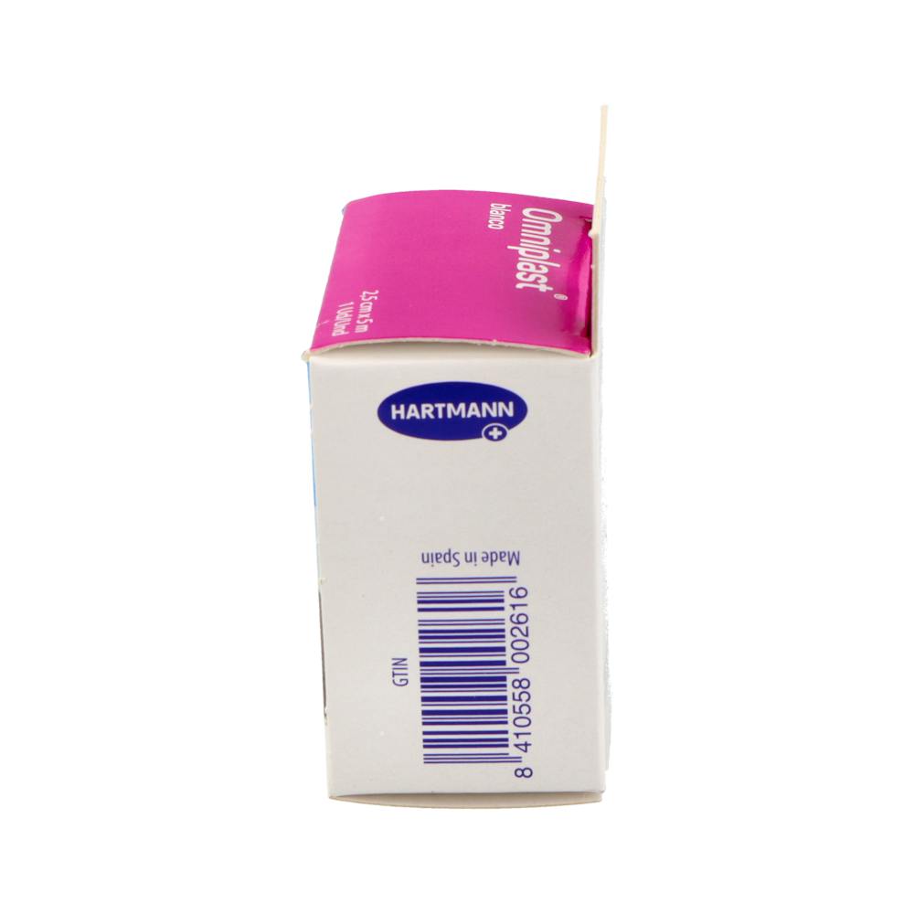 Hartmann Omniplast Esparadrapo Tejido Blanco 5 m x 2,5 cm