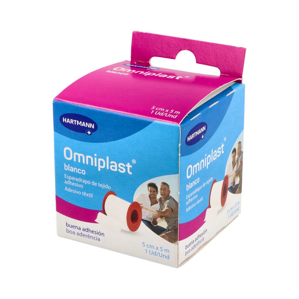 Hartmann Omniplast Esparadrapo Tejido Blanco 5 m x 5 cm