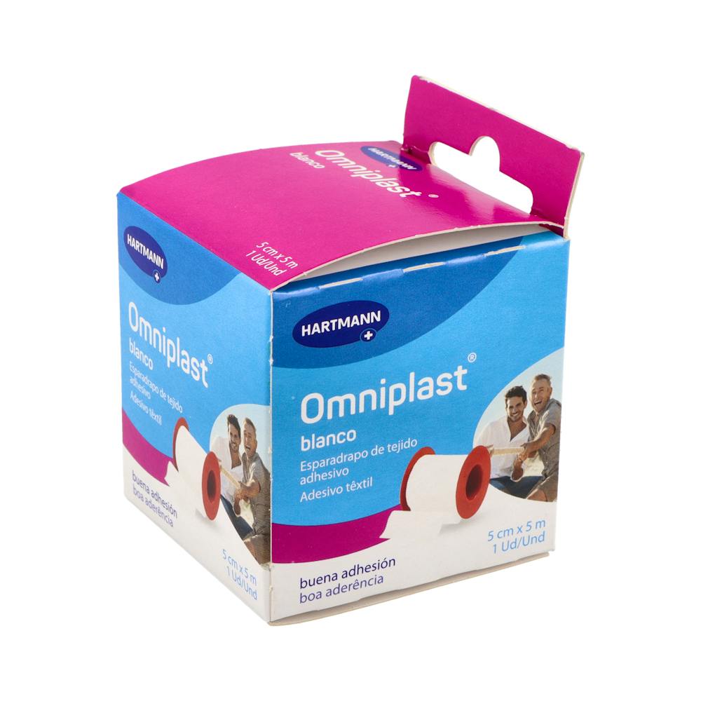 Hartmann Omniplast Esparadrapo Tejido Blanco 5 m x 5 cm
