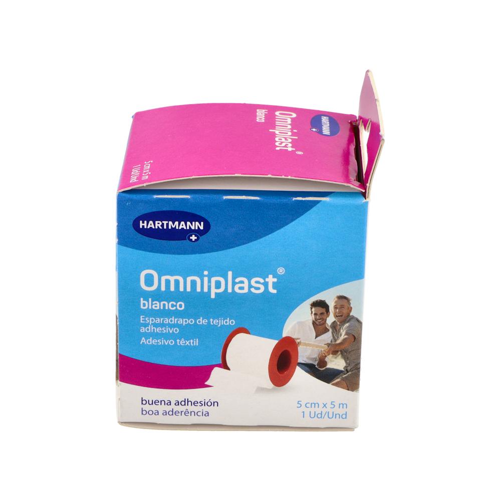 Hartmann Omniplast Esparadrapo Tejido Blanco 5 m x 5 cm