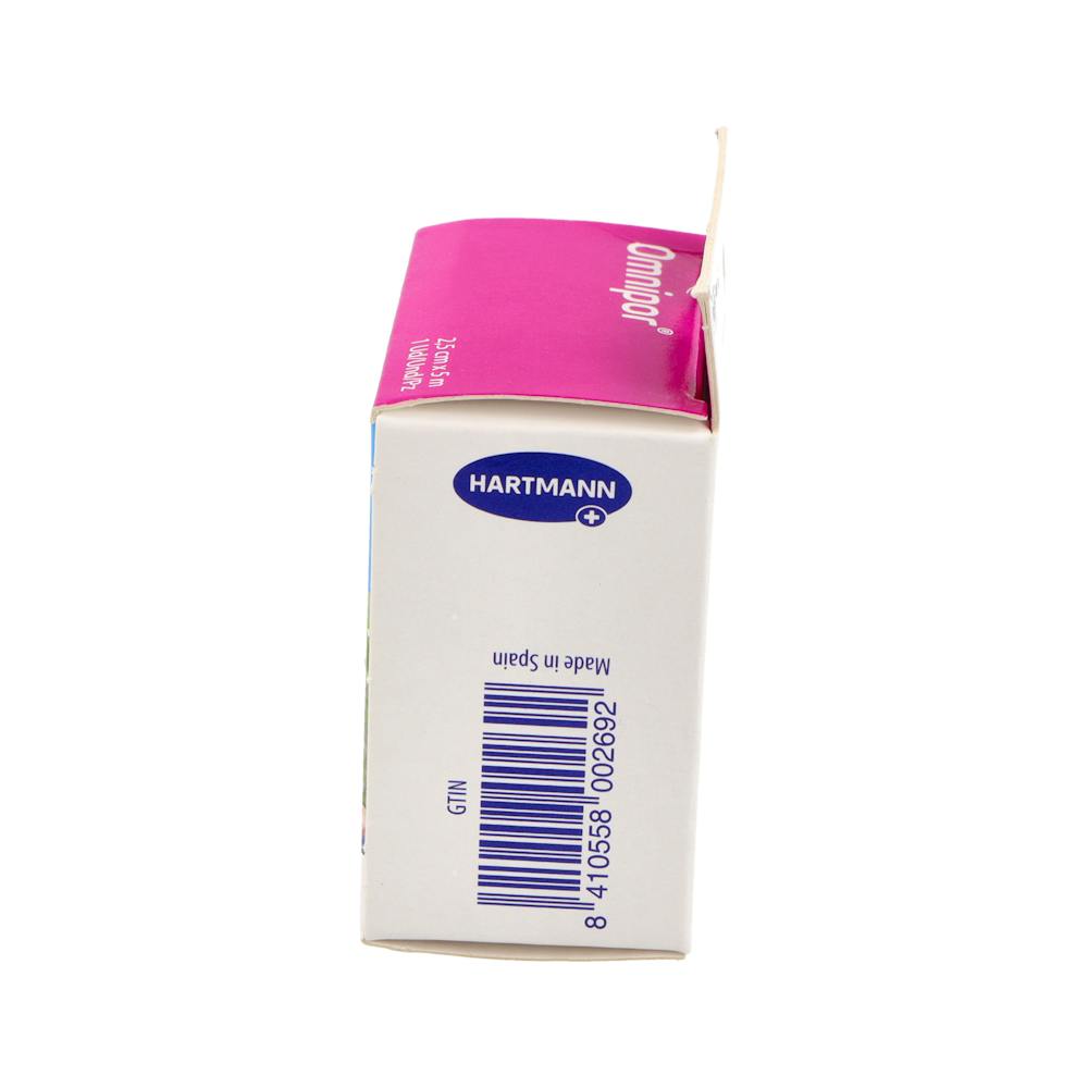 Hartmann Omnipor Esparadrapo Hipoalergénico Papel 5 m x 2,5 cm