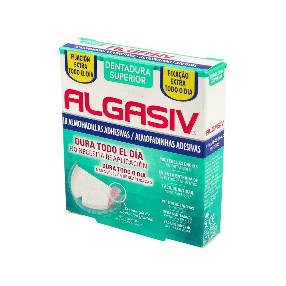 Algasiv Almohadillas Adhesivas Dentadura Superior