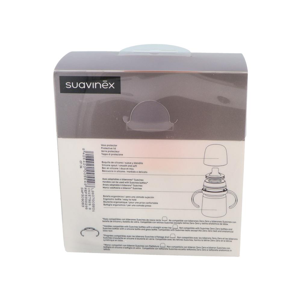 Suavinex Bibe·Entrena Vaso de Aprendizaje Antiderrame con Asas +6 Meses 150 ml