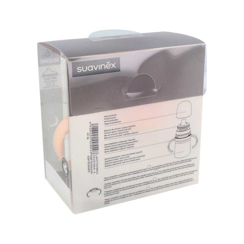 Suavinex Bibe·Entrena Vaso de Aprendizaje Antiderrame con Asas +6 Meses 150 ml