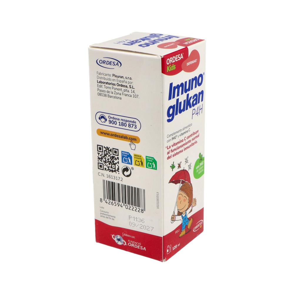 Imunoglukan P4H Jarabe Infantil 120 ml
