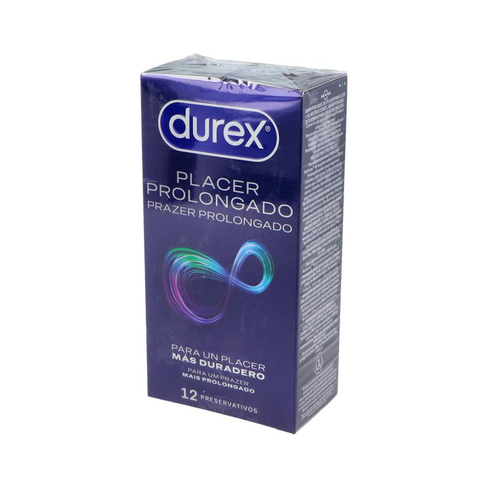Durex Placer Prolongado Preservativos 12 Unidades
