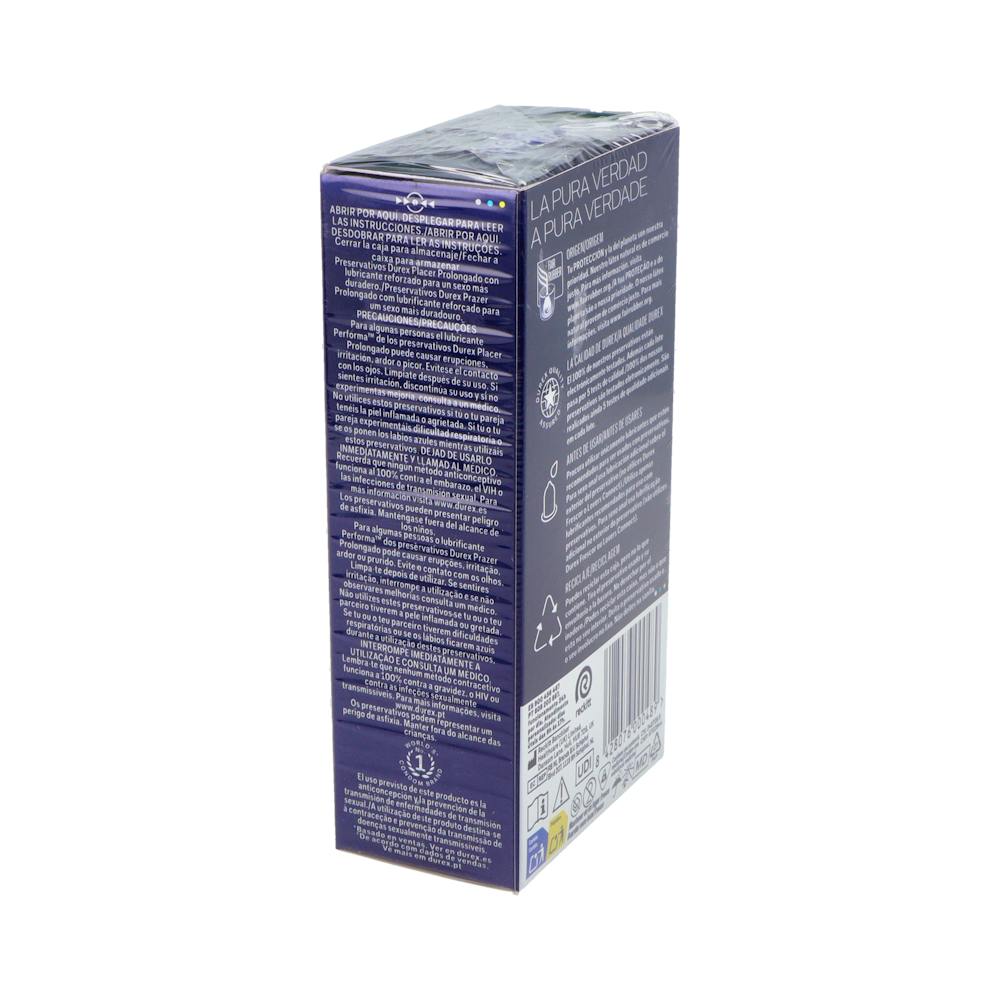 Durex Placer Prolongado Preservativos 12 Unidades