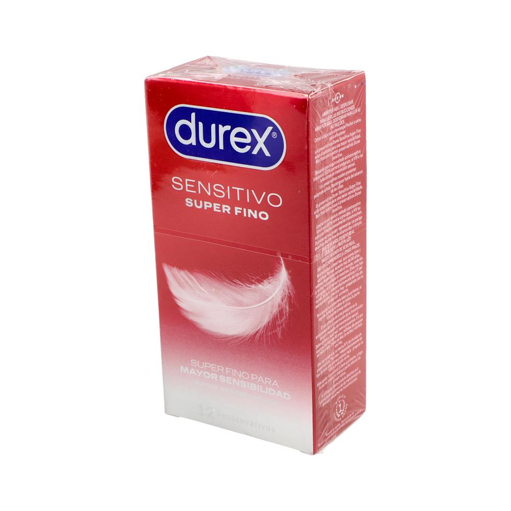 Durex Sensitivo Contacto Total Preservativos 12 Unidades