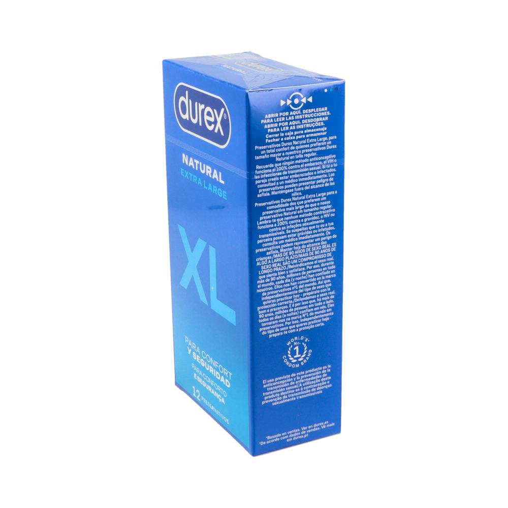 Durex Natural XL Preservativos