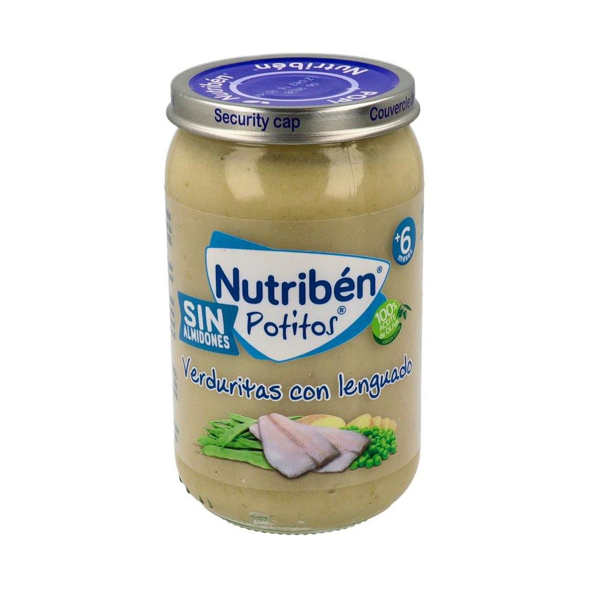Nutribén Potito Verduritas con Lenguado 235 g