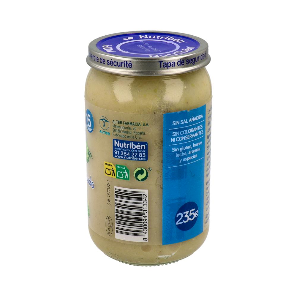 Nutribén Potito Verduritas con Lenguado 235 g