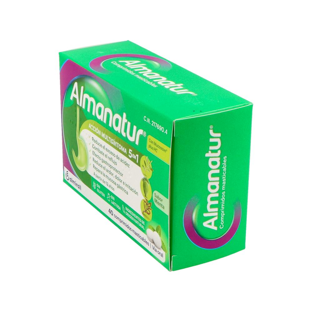Almanatur Antiácido Sabor Menta 40 Comprimidos Masticables