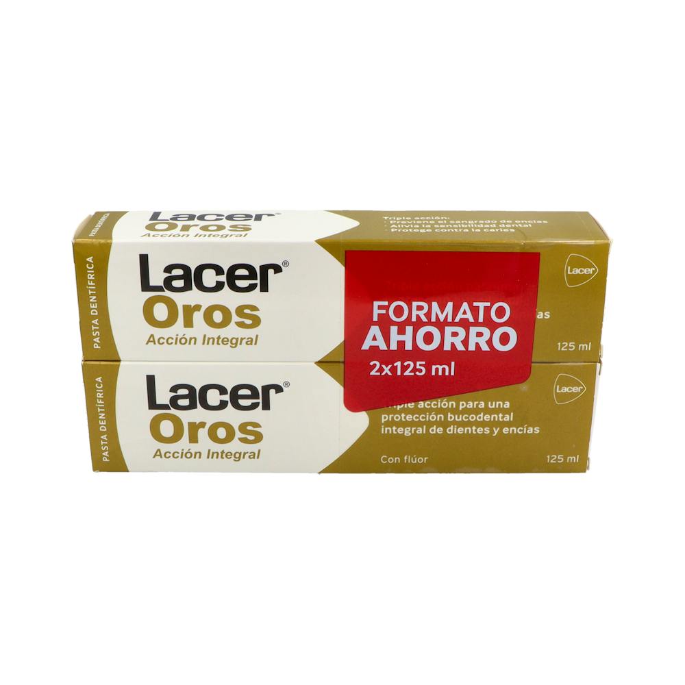 Lacer Oros Pasta Dentífrica Duplo 2 x 125 ml