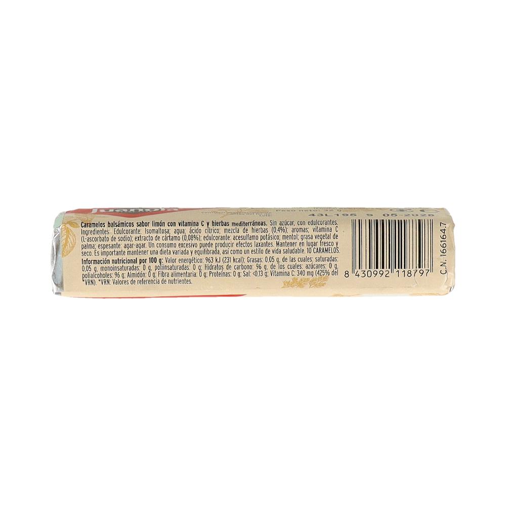 Juanola Caramelos Limón Vitamina C y Plantas 324 g